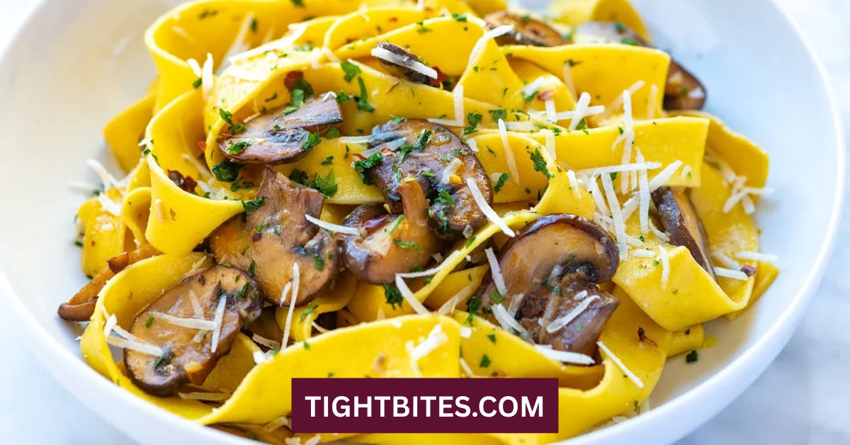 Garlic Butter Mushroom Pasta